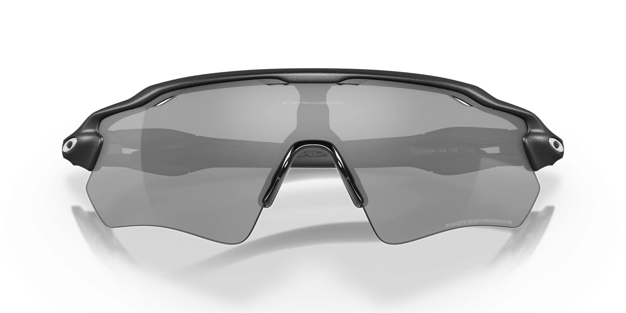 Oakley Radar EV Path Clear To Black Iridium Photochromic Lenses Steel Frame