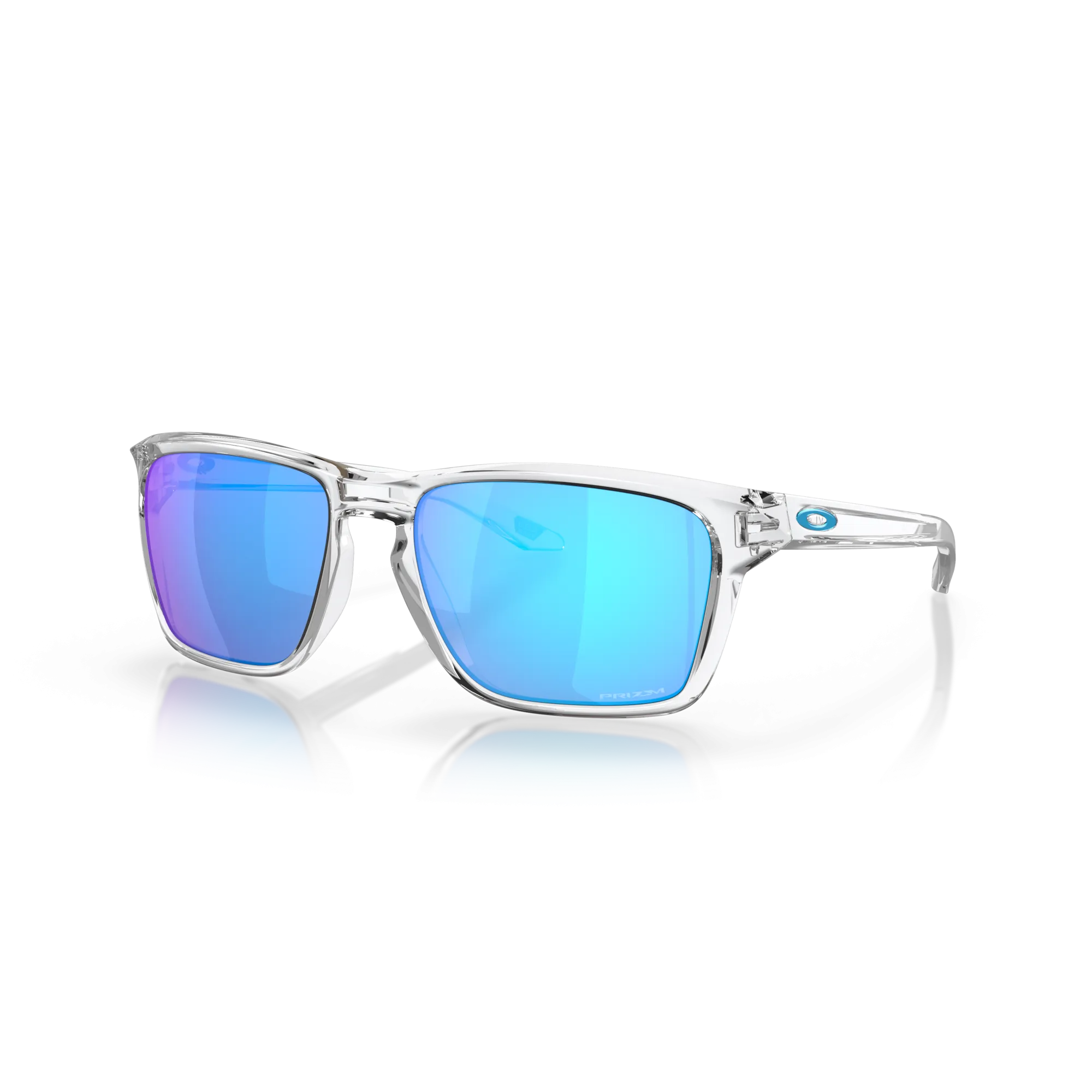 Oakley Sylas Prizm Sapphire Lenses Polished Clear Frame