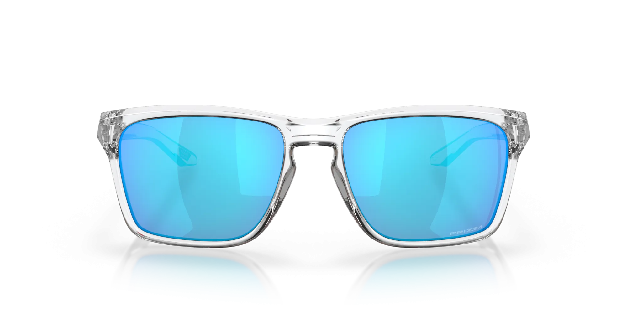 Oakley Sylas Prizm Sapphire Lenses Polished Clear Frame