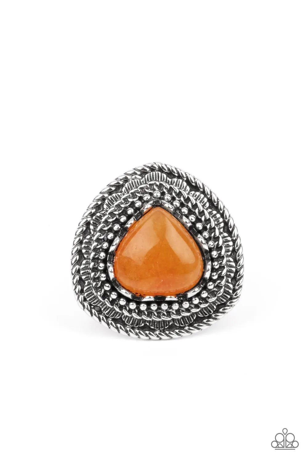 Paparazzi Genuinely Gemstone - Orange Ring