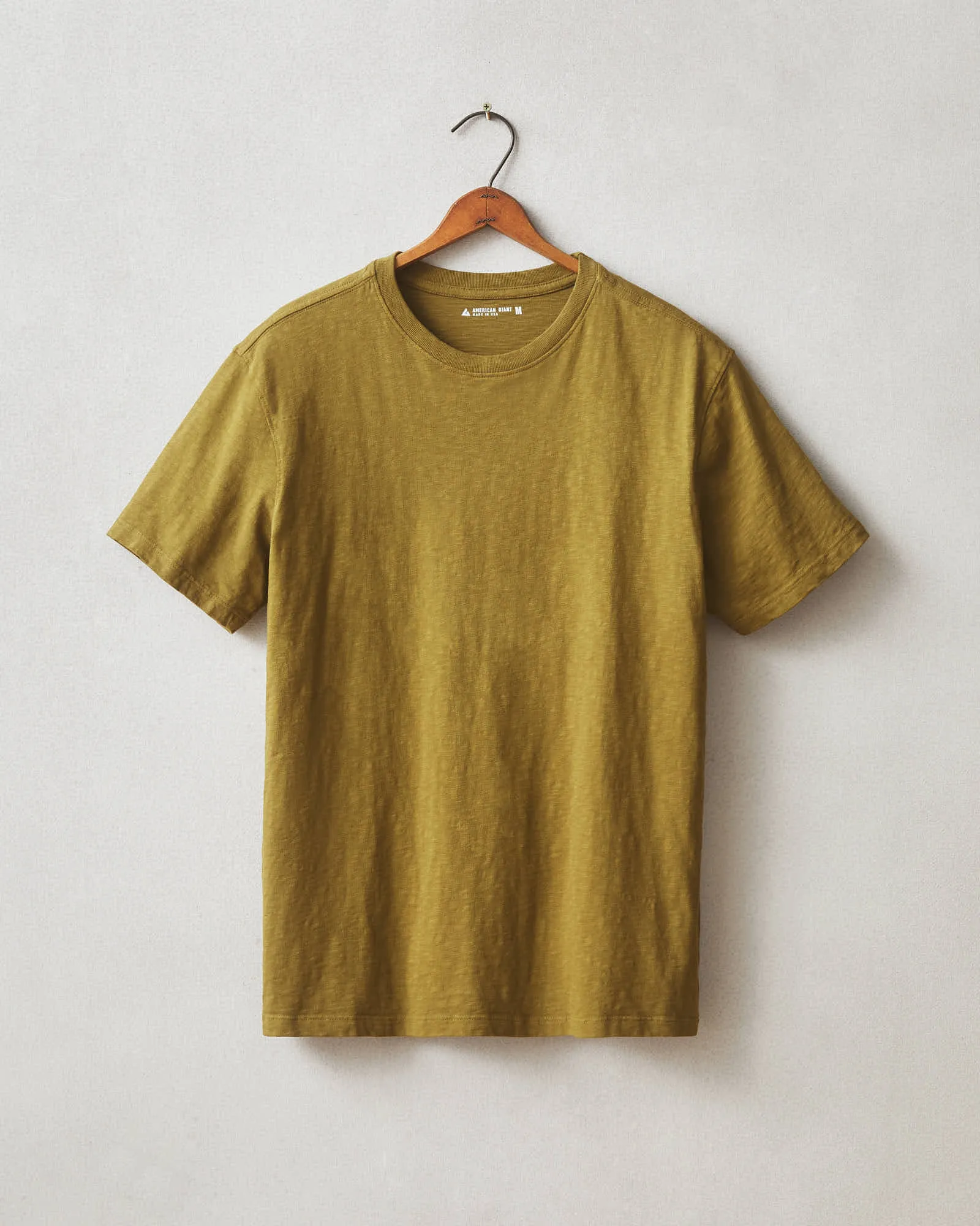 Premium Slub Crew Tee - Fir Green