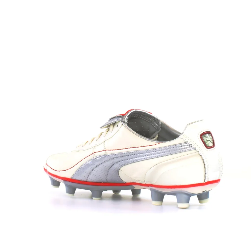 Puma King FG Womens White Football Boots