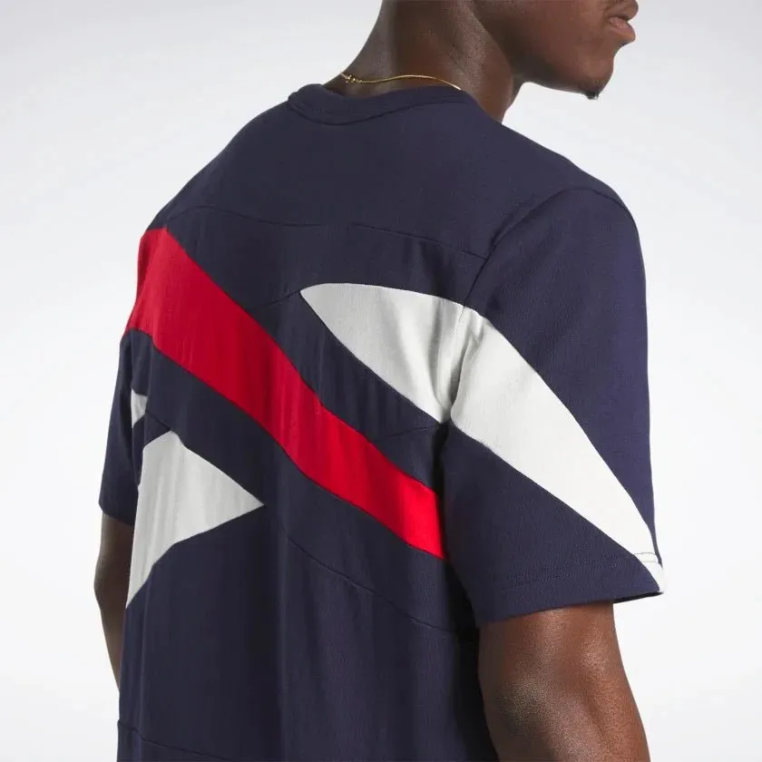 REEBOK MEN'S CLASSICS BRAND PROUD NAVY TEE