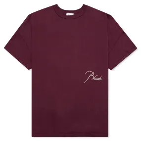 Reverse Tee - Bordeux