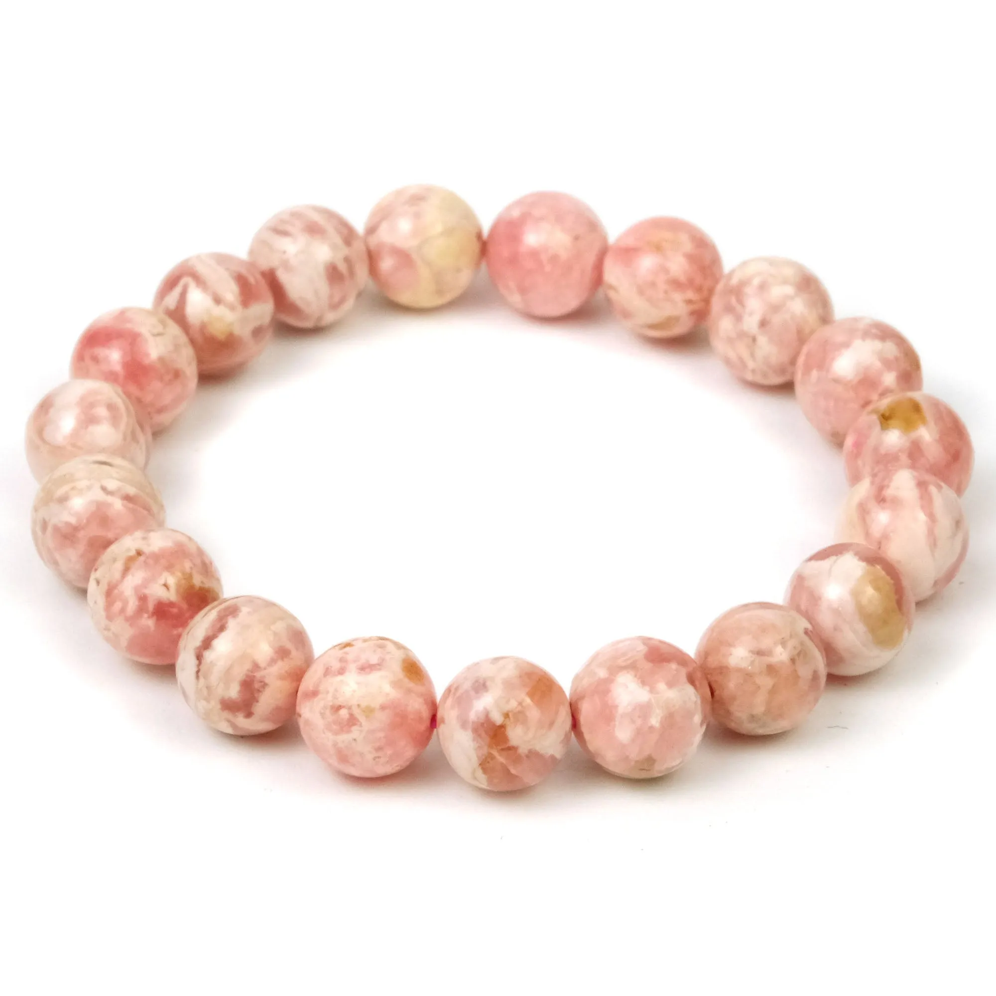 Rhodochrosite Stretch Bracelet 10mm