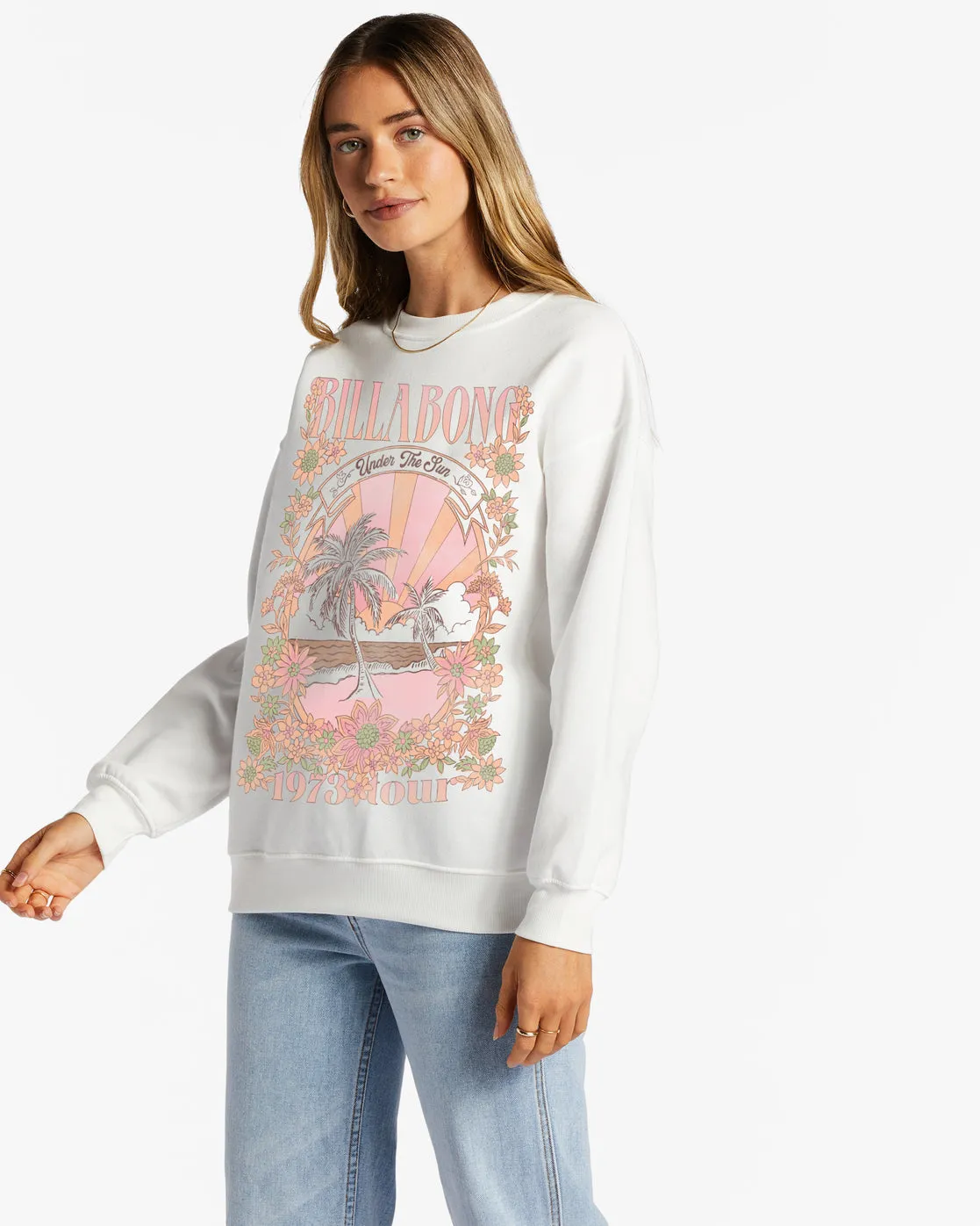 Ride The Wave Sweatshirt - Salt Crystal