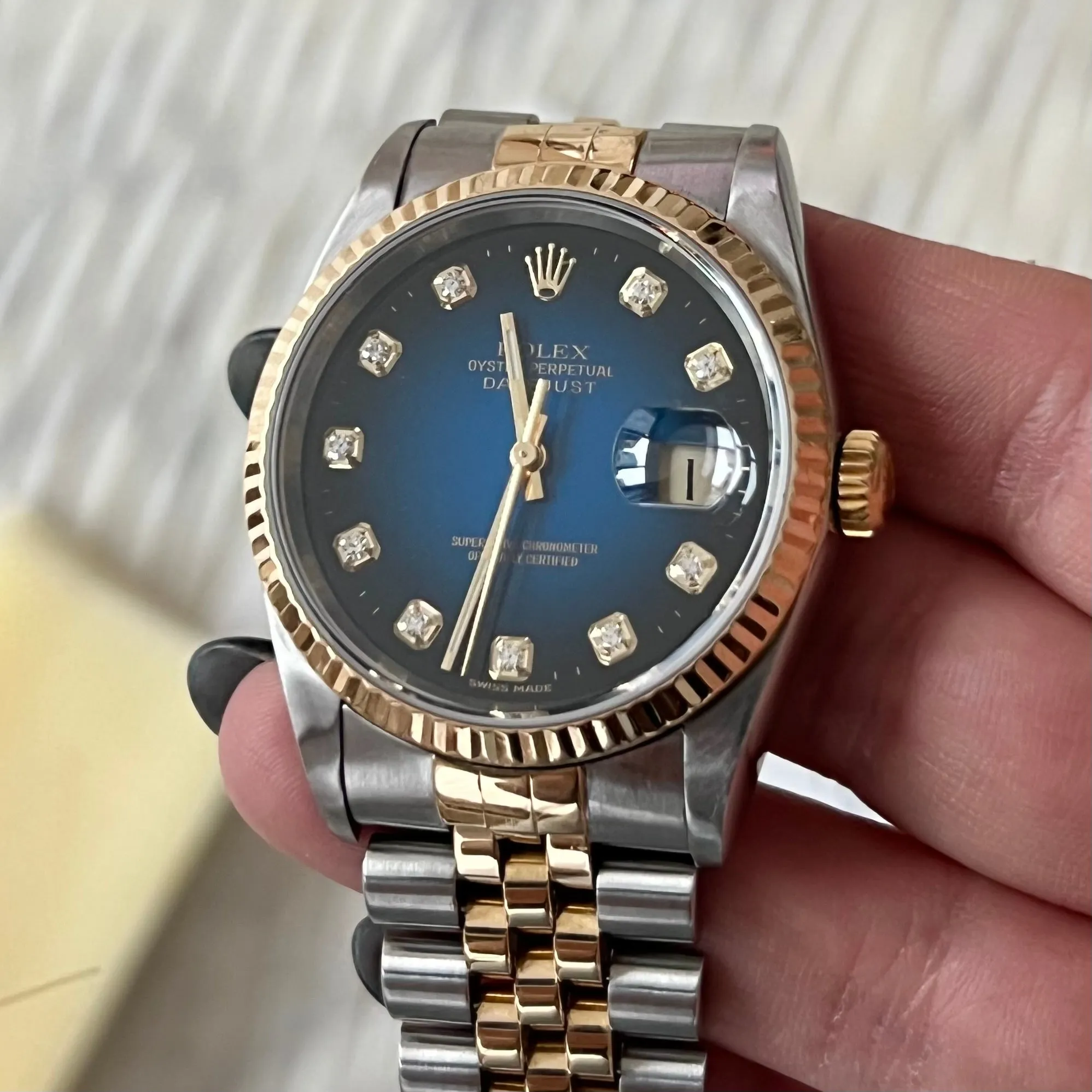 Rolex Datejust Two Tone 31 Watch