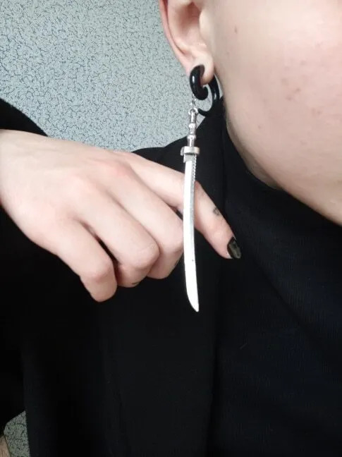 Samurai Katanas Earrings