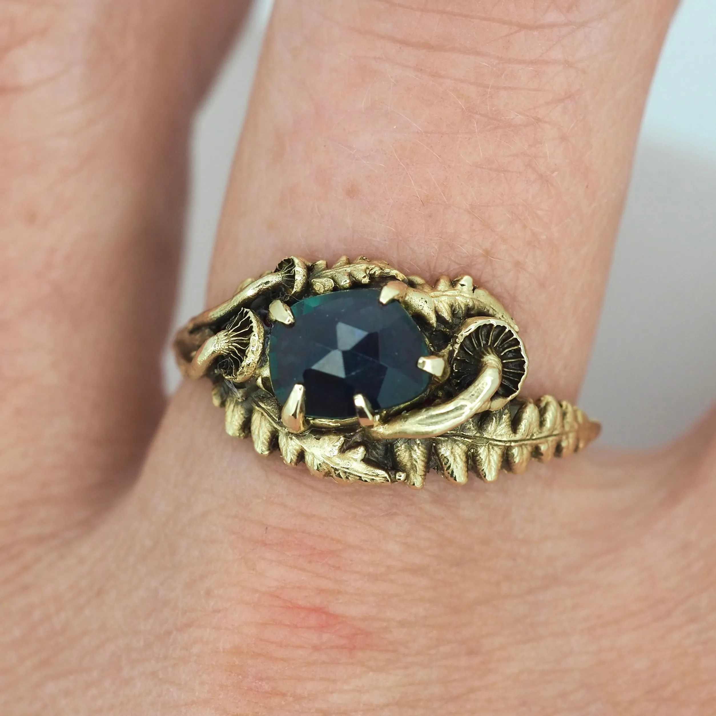 Sapphire Rock Candy Ring one of a kind