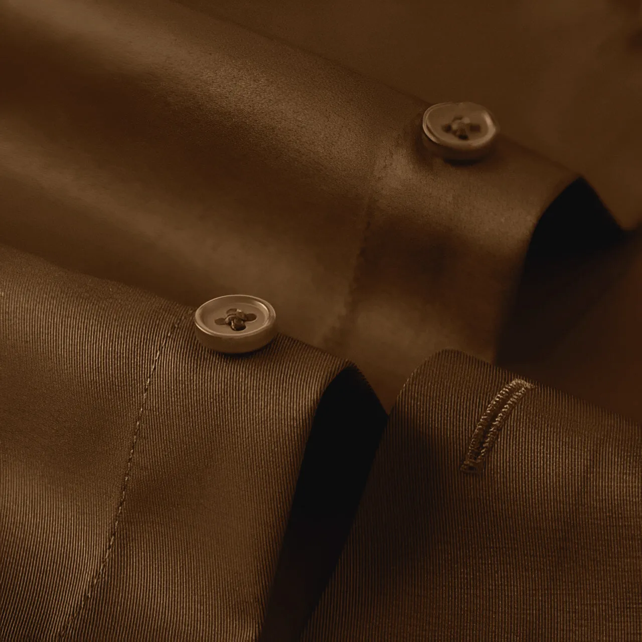 Single Pocket Formal Shirts - Brown