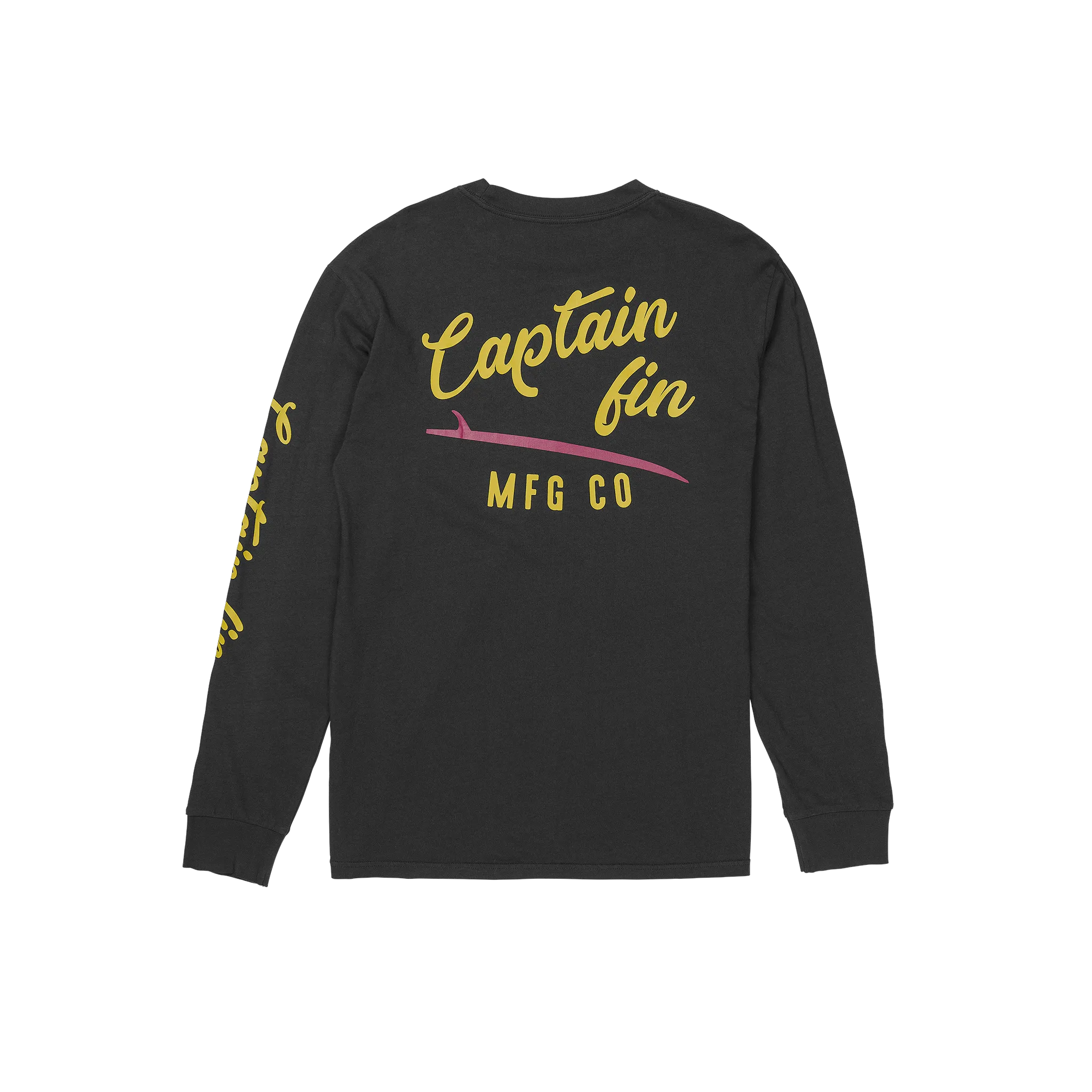 Slick Slide Logo Long Sleeve Tee - Blk