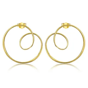 Spiralious - Stud Earrings