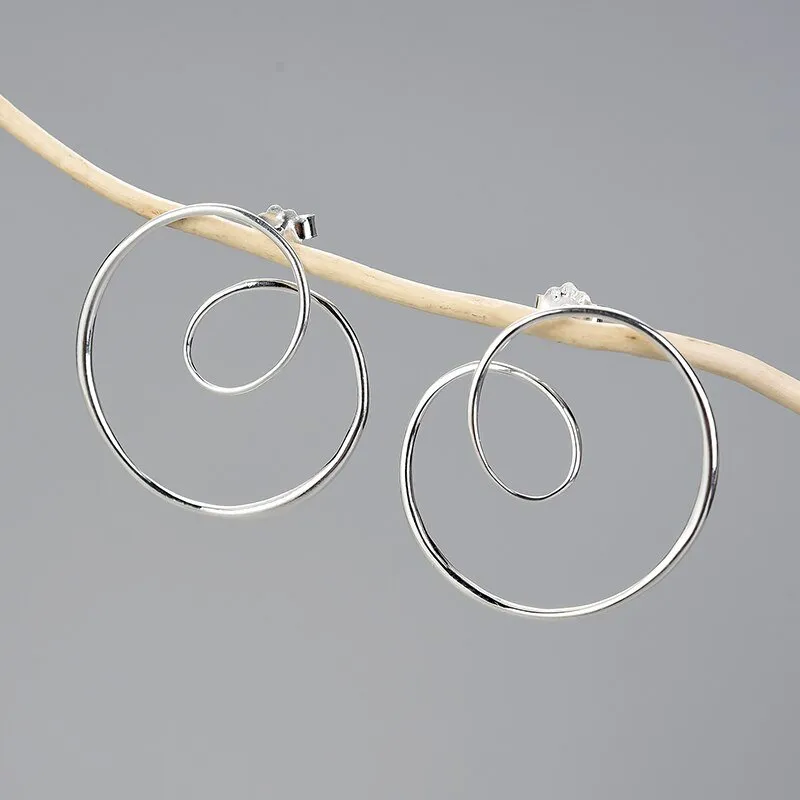 Spiralious - Stud Earrings