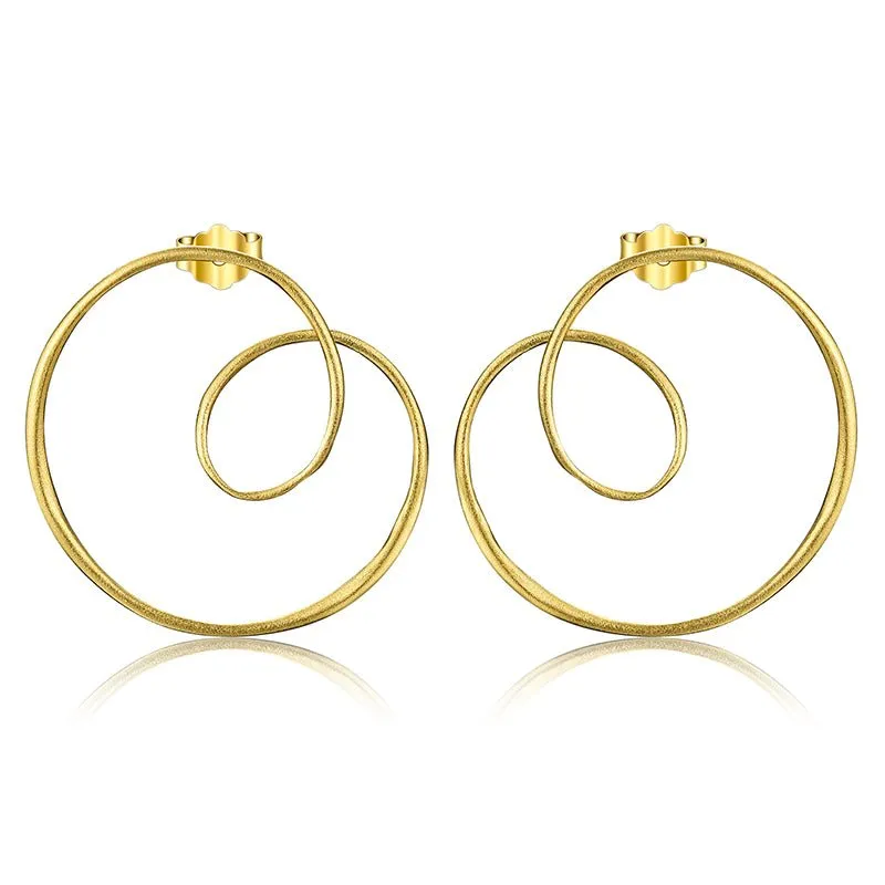 Spiralious - Stud Earrings