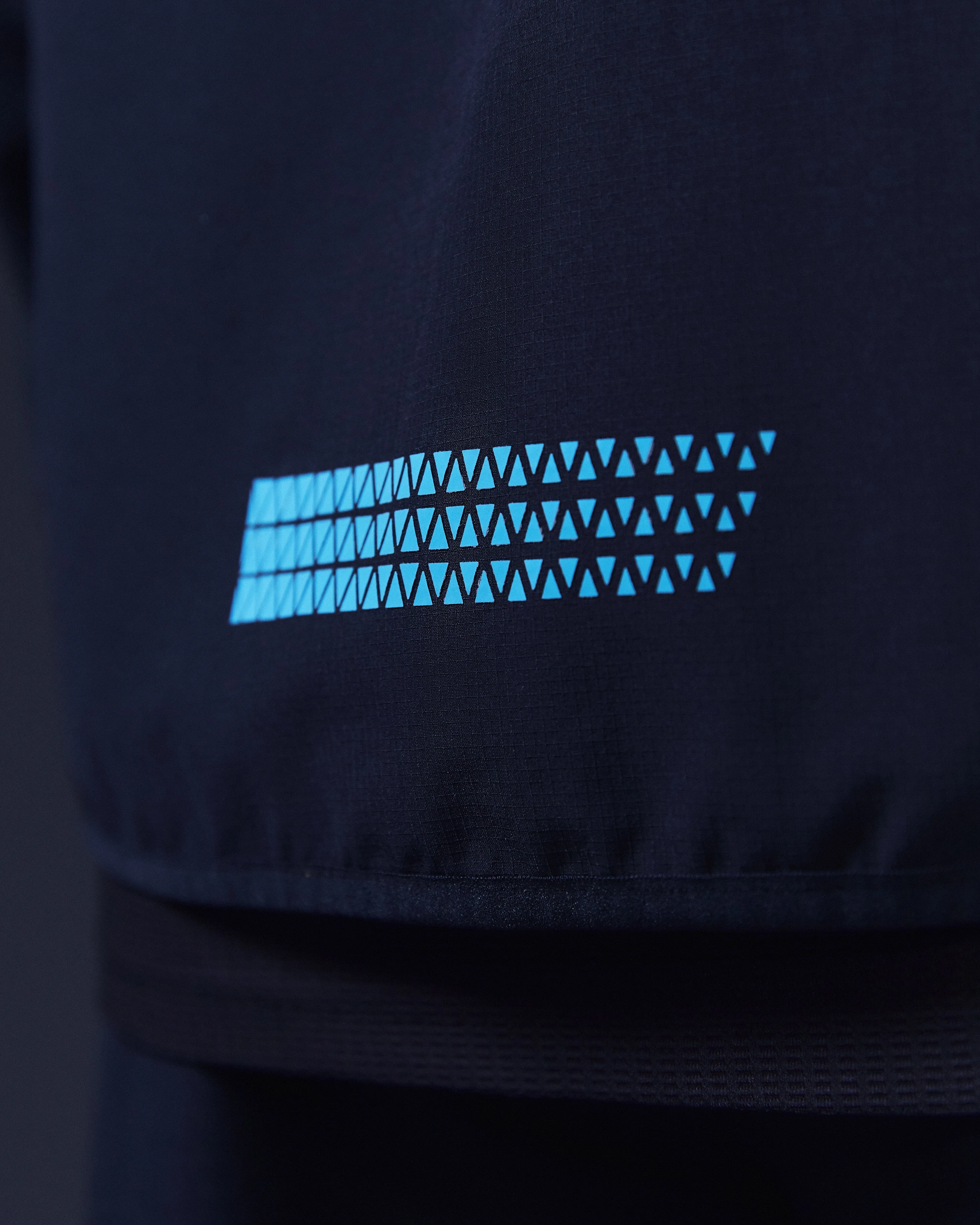 SRJ FZ 01 Run Full Zip Jacket - Black/Light Blue