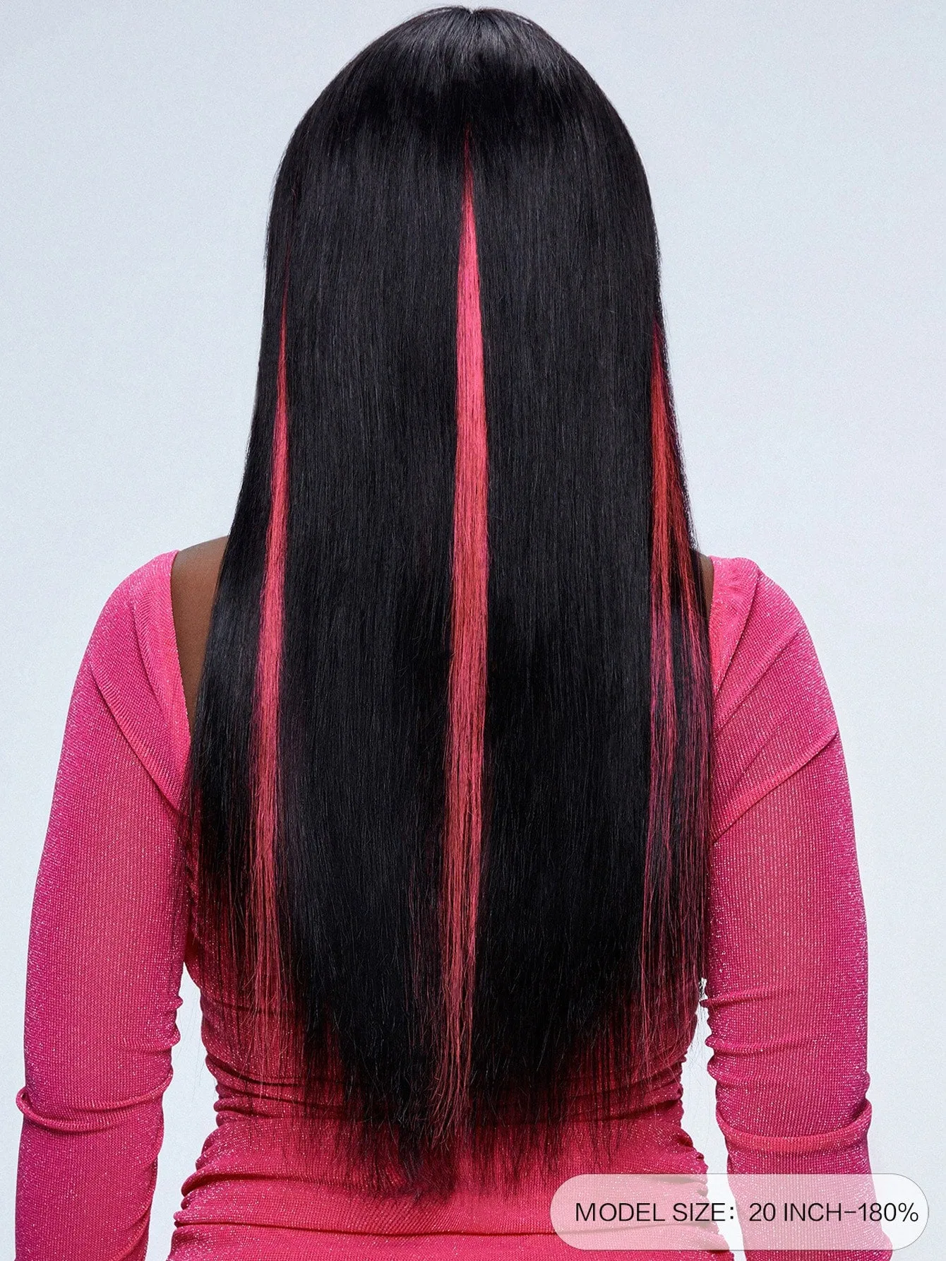 Straight Human Hair Wig With Bangs