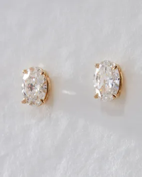 The Ultimate Oval Solitaire Studs