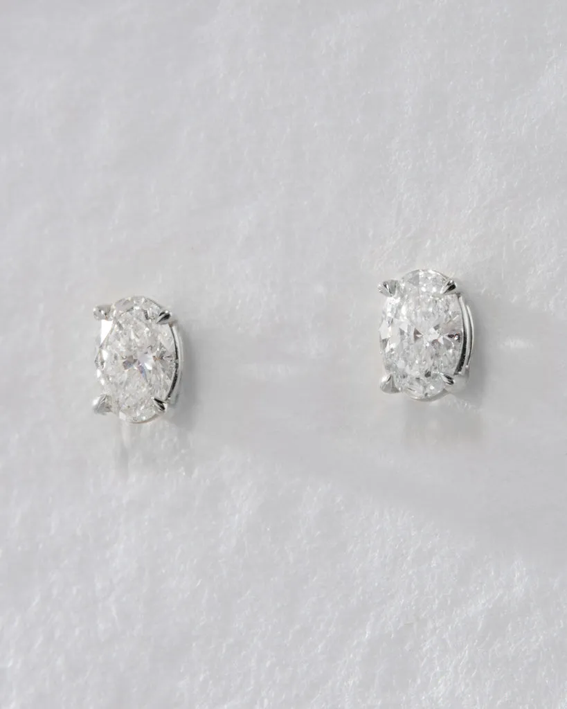 The Ultimate Oval Solitaire Studs