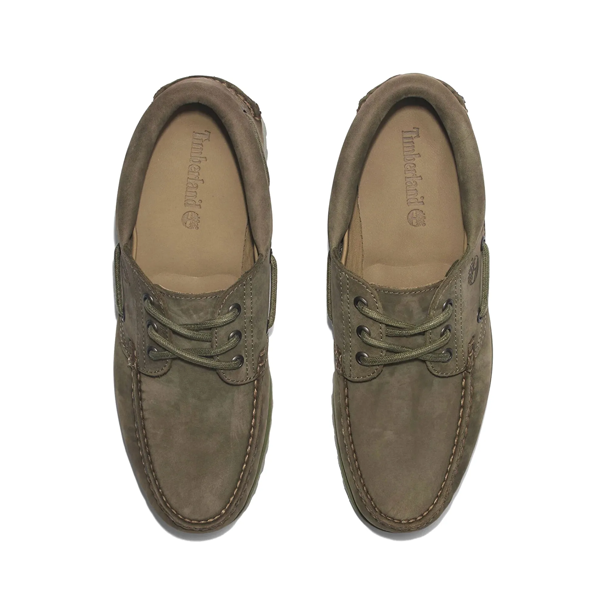 Timberland 3-Eye Lug Handsewn Boat Shoe - Deep Lichen Green