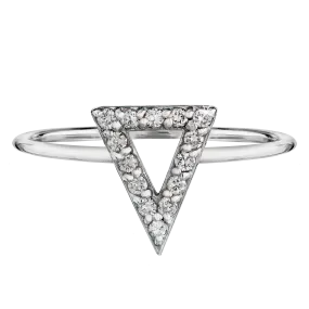 Triangle Ring - Diamond