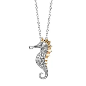 Two-Tone Seahorse Pendant