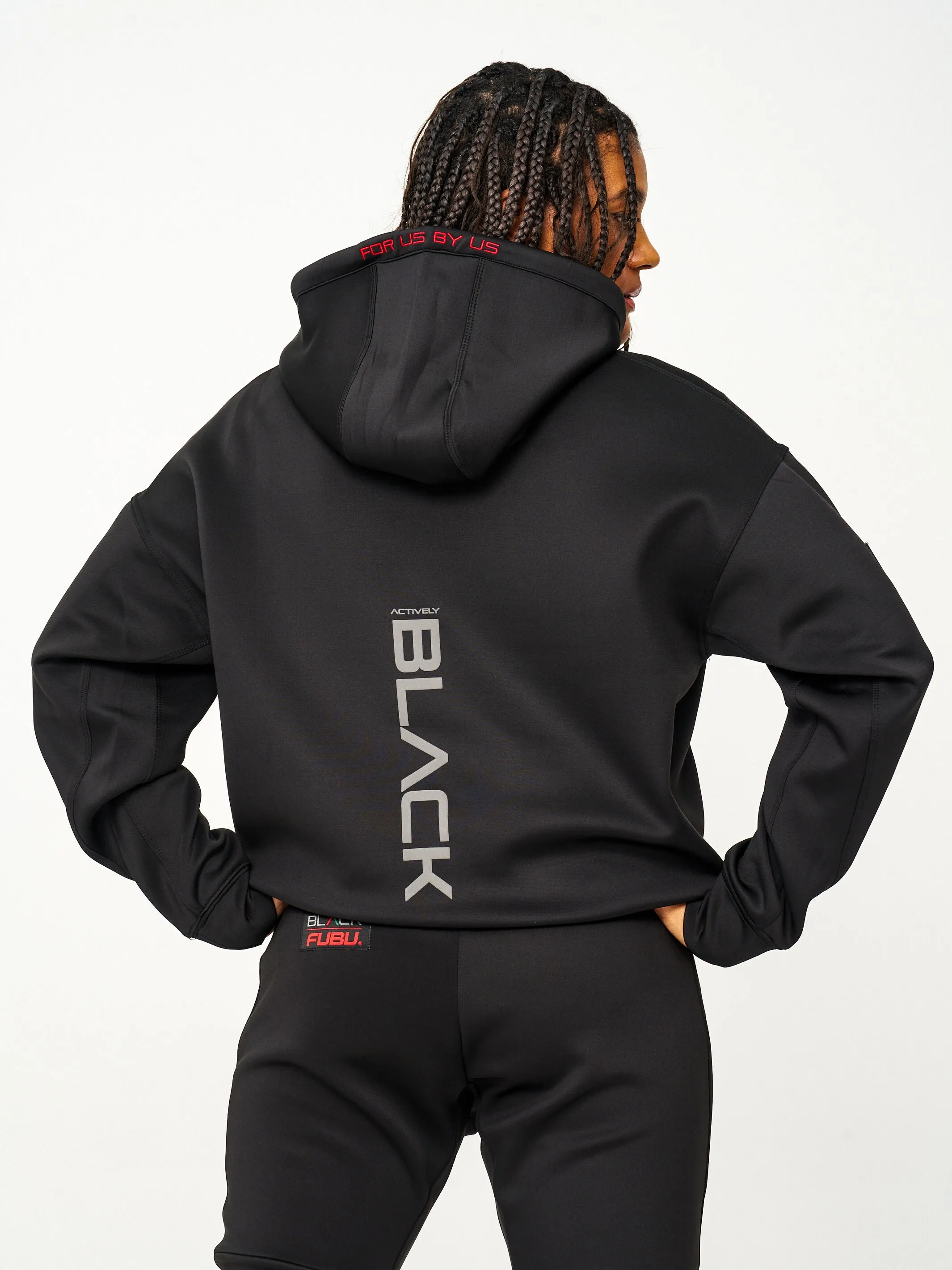 Unisex FUBU x Actively Black Hoodie