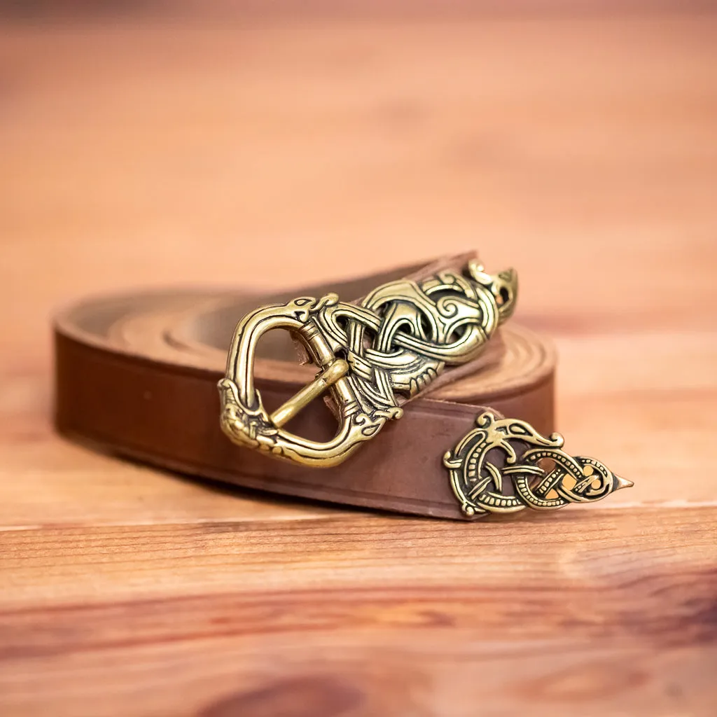 Urnes Viking Belt and Buckle