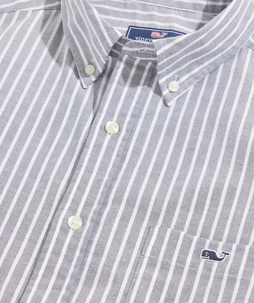 Vineyard Vines Men's Oxford Stripe Shirt - Stp Nautical Navy