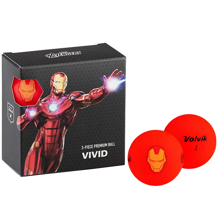 Volvik Marvel Character Golf Ball 4 pack