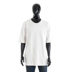 White Fendi Shadow Motif T-Shirt