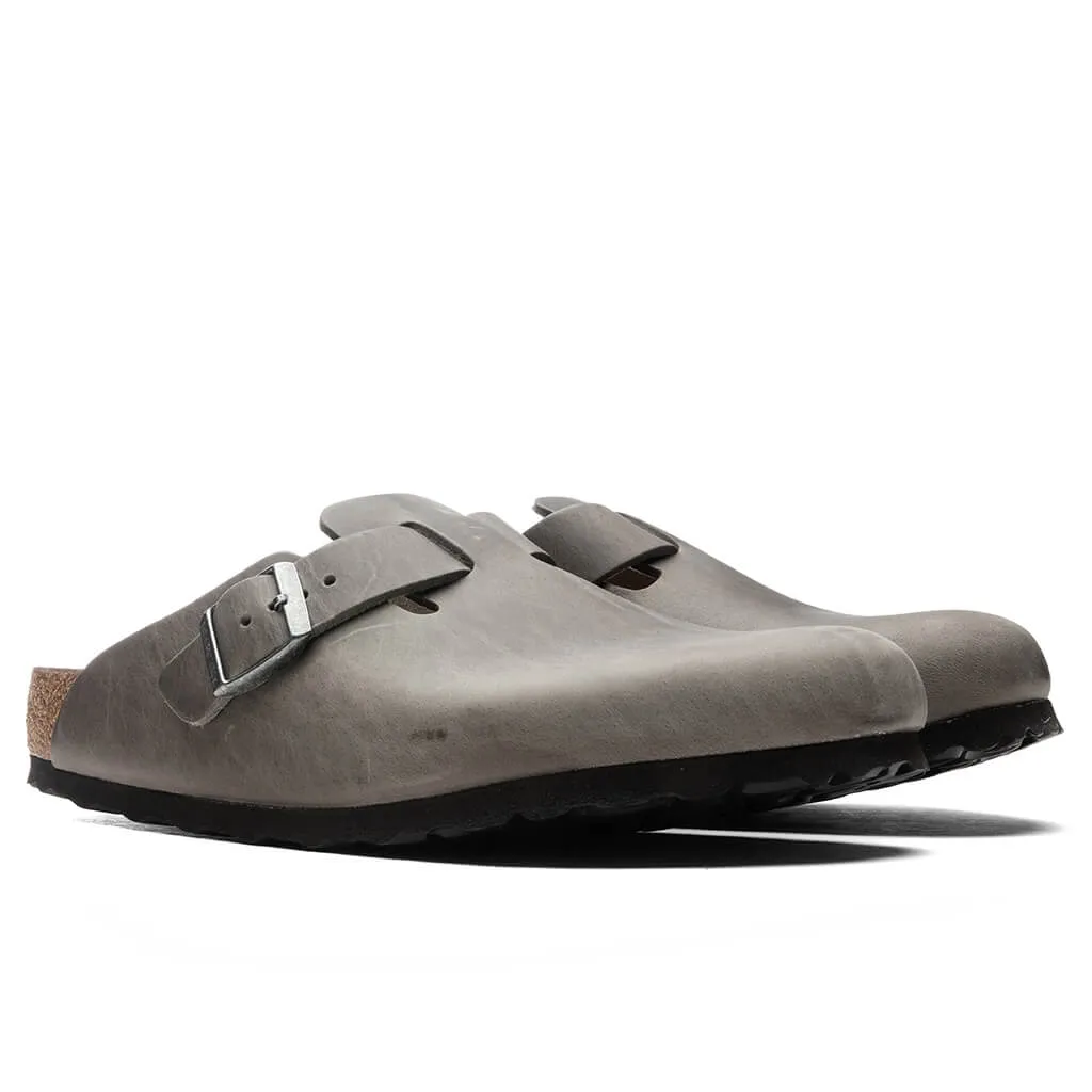 Wide Boston Soft Footbed - Iron