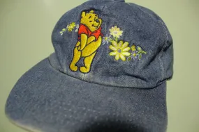 Winnie The Pooh Vintage 90's Denim Stretch OSFA Baseball Cap Hat