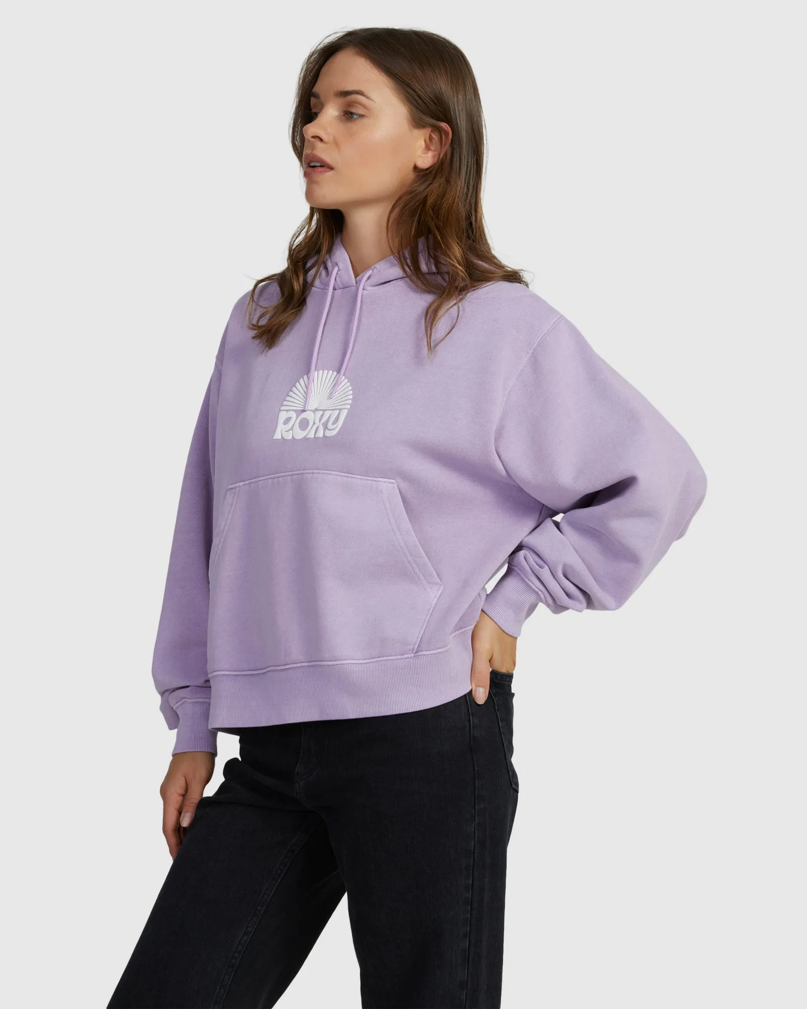 Womens First Day Oversized Pullover Hoodie