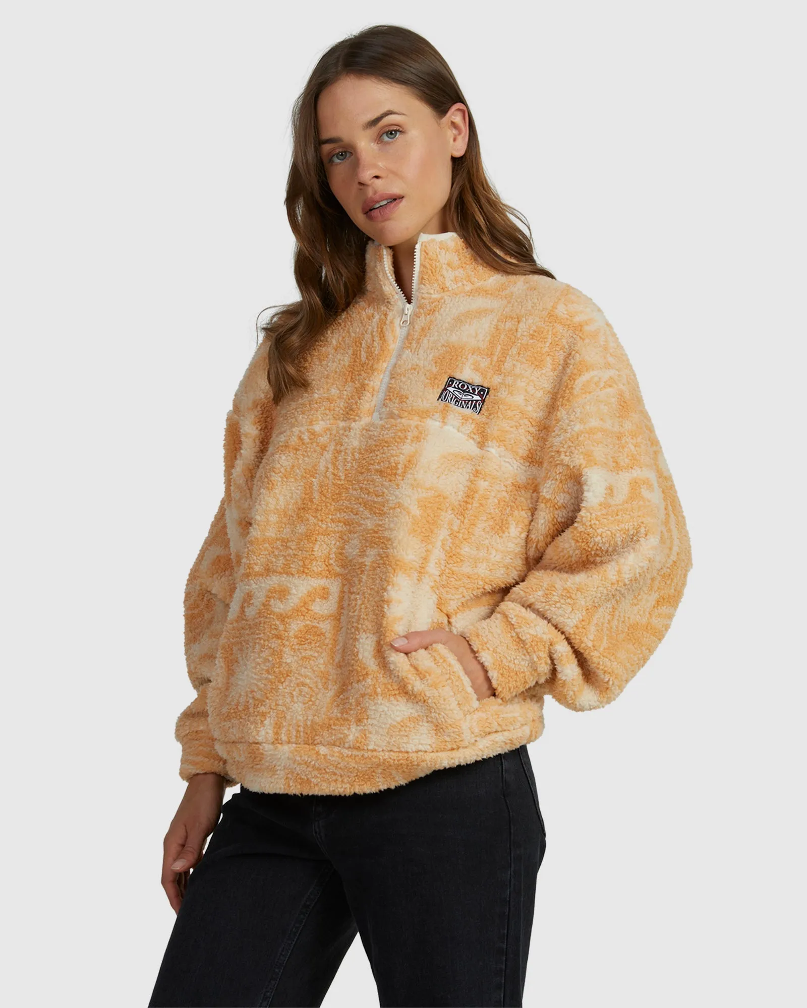 Womens Jive Talking Half-Zip Fleece