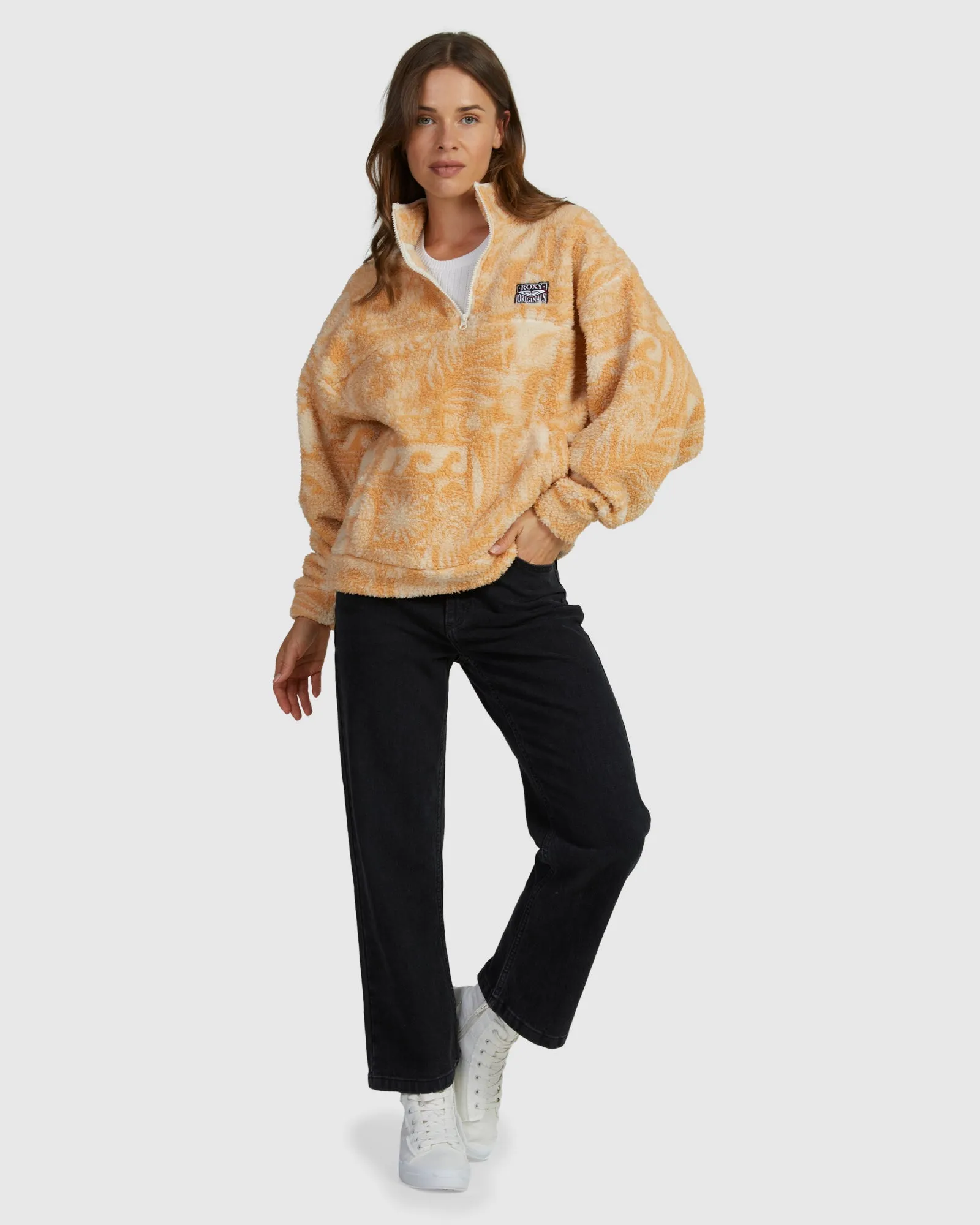 Womens Jive Talking Half-Zip Fleece