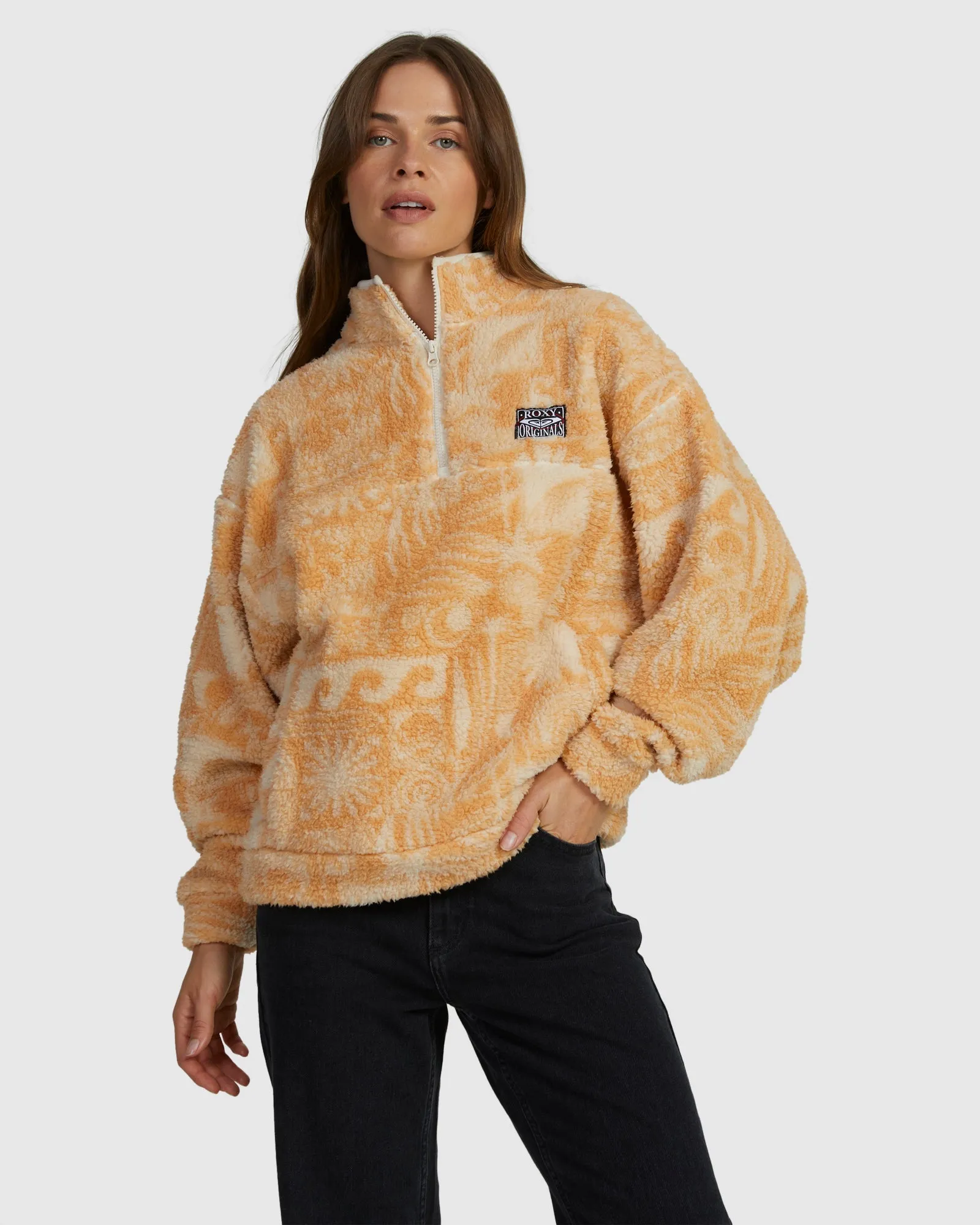 Womens Jive Talking Half-Zip Fleece