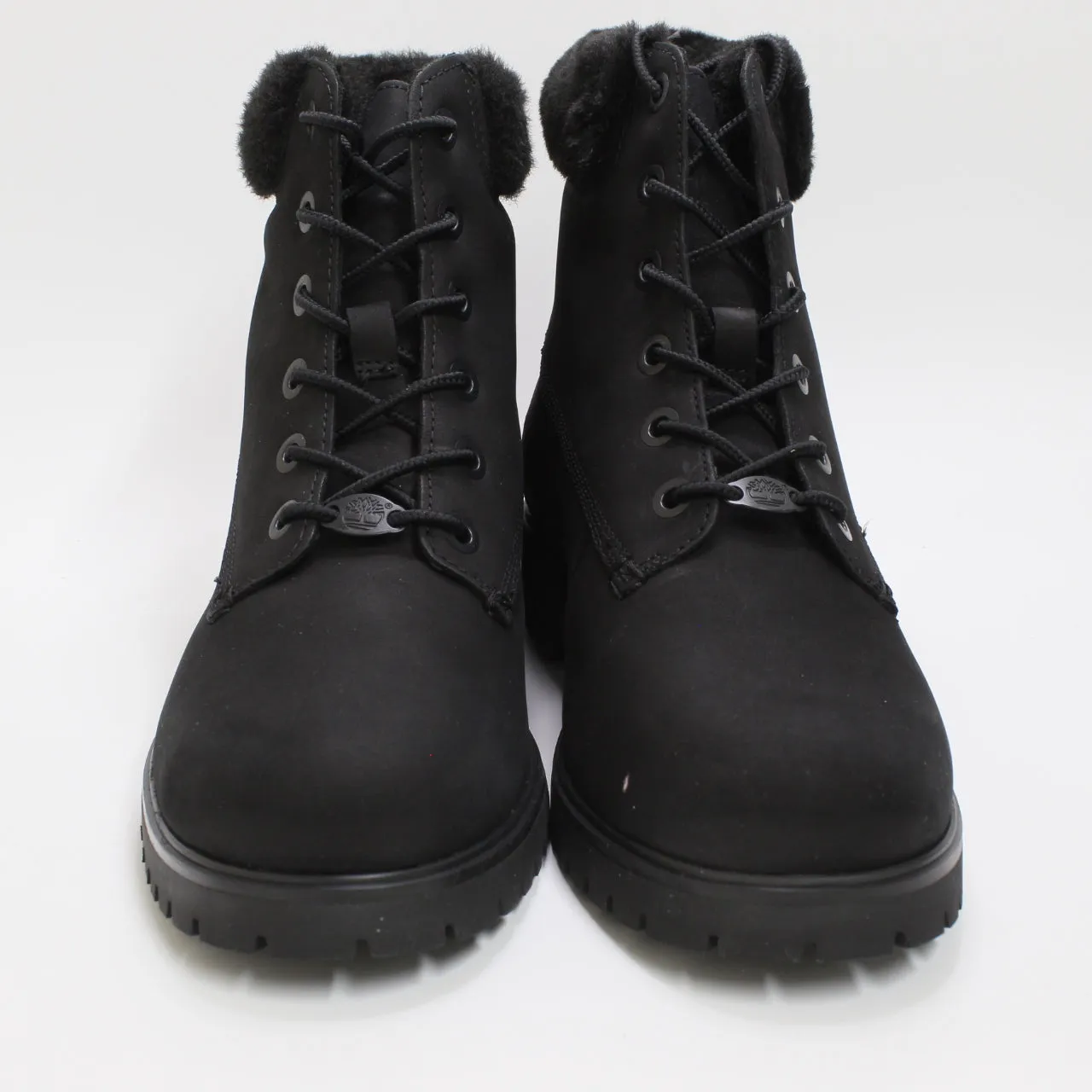 Womens Timberland Lyonsdale Shearling Boots Black